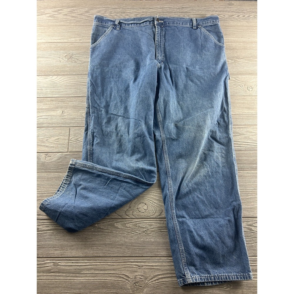 Vintage Carhartt Mens Carpenter Denim Jeans 44 x 30 WU0388 USA Blue